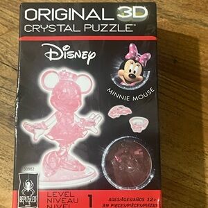 Disney Minnie Mouse 3D Crystal Puzzle - Pink